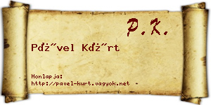 Pável Kürt névjegykártya